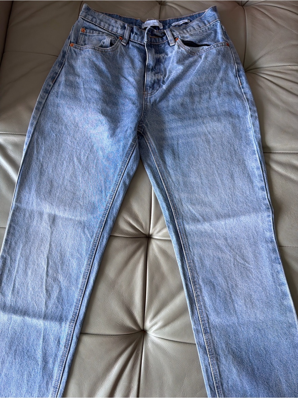 Boyfriend Jeans in Blue Waist 34